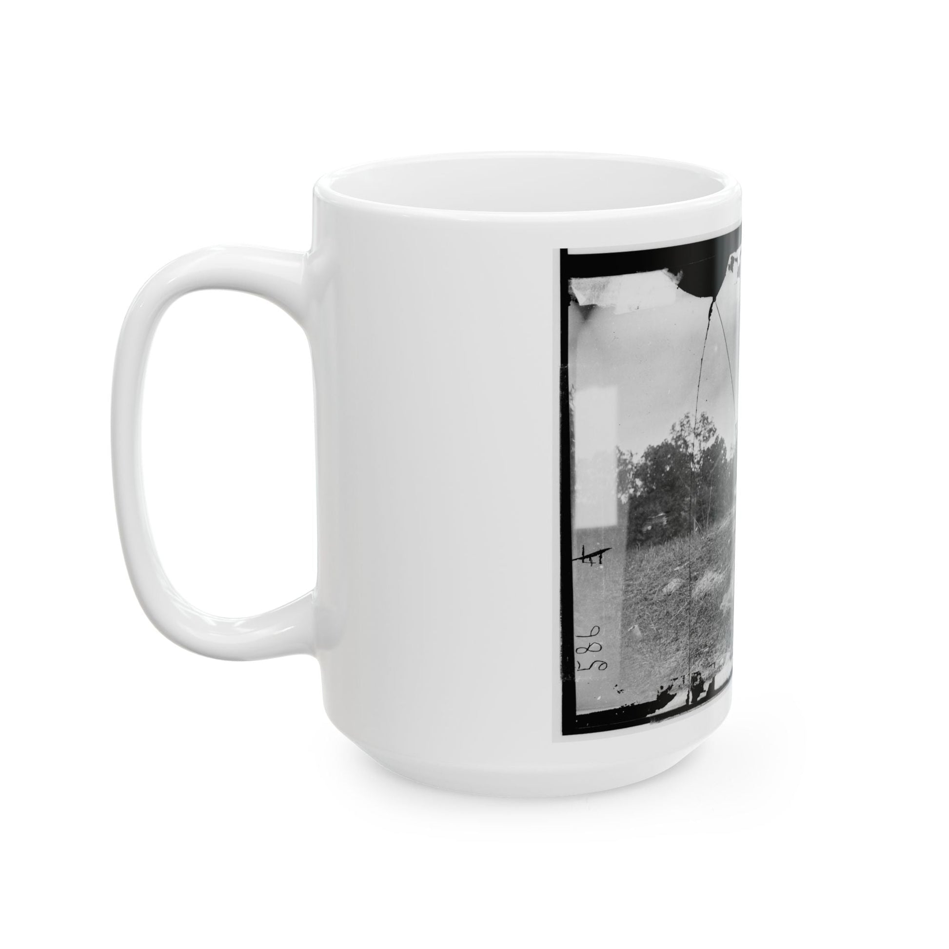 Antietam, Maryland. Col. Turner G. Morehead, 106th Pennsylvania Volunteers (U.S. Civil War) White Coffee Mug-The Sticker Space