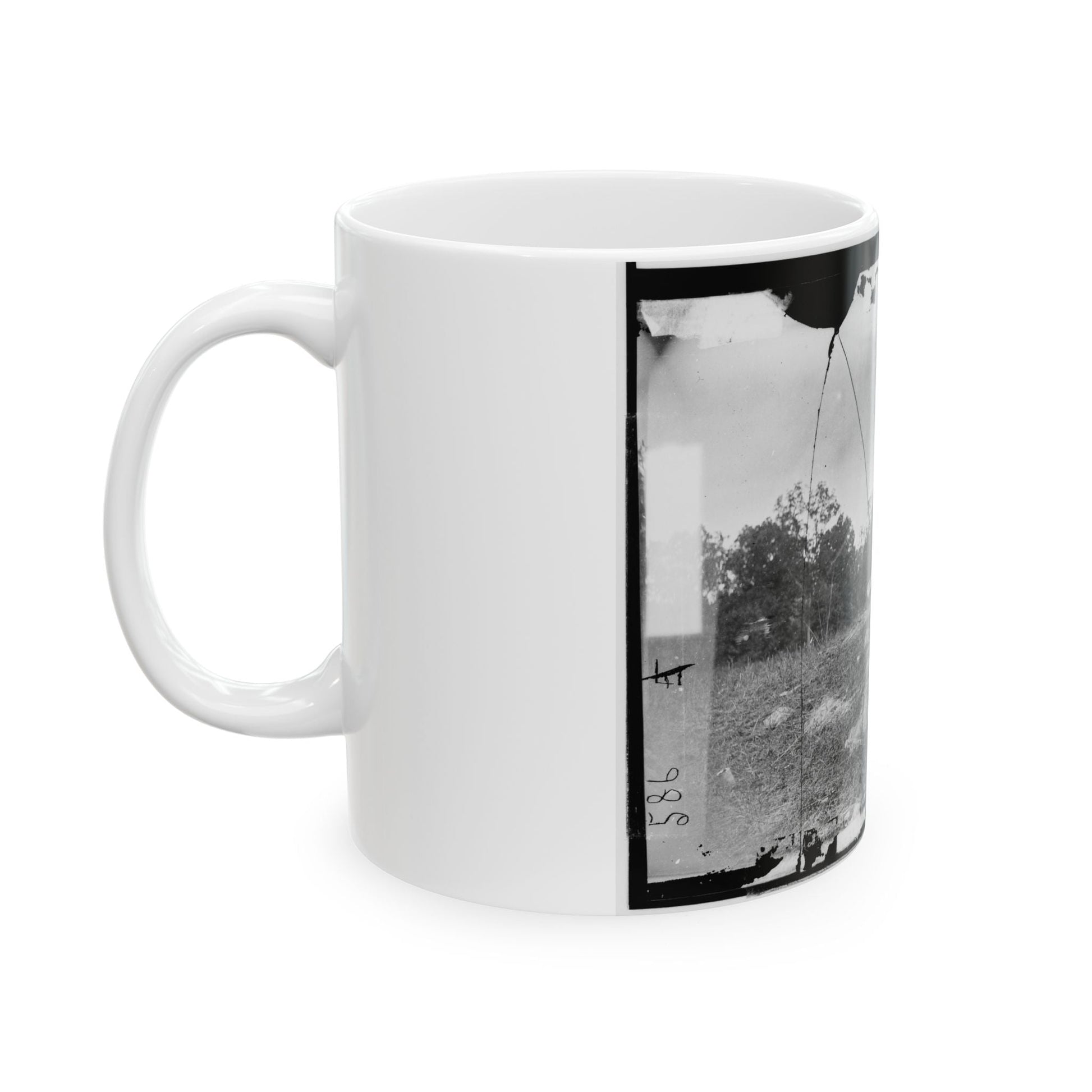 Antietam, Maryland. Col. Turner G. Morehead, 106th Pennsylvania Volunteers (U.S. Civil War) White Coffee Mug-The Sticker Space