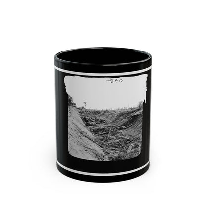 Antietam, Maryland. Confederate Dead In A Ditch On The Right Wing (U.S. Civil War) Black Coffee Mug