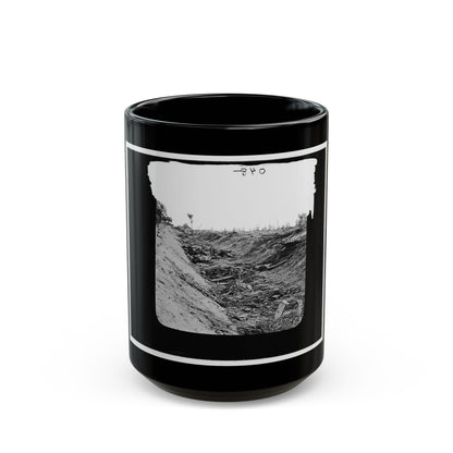 Antietam, Maryland. Confederate Dead In A Ditch On The Right Wing (U.S. Civil War) Black Coffee Mug