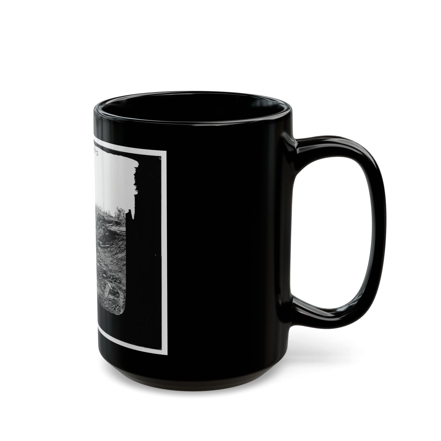 Antietam, Maryland. Confederate Dead In A Ditch On The Right Wing (U.S. Civil War) Black Coffee Mug