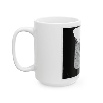 Antietam, Maryland. Confederate Dead In A Ditch On The Right Wing (U.S. Civil War) White Coffee Mug