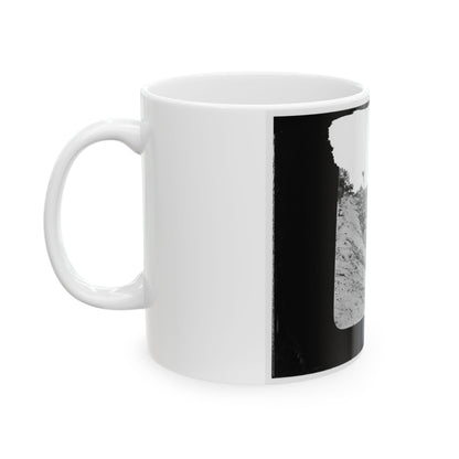 Antietam, Maryland. Confederate Dead In A Ditch On The Right Wing (U.S. Civil War) White Coffee Mug