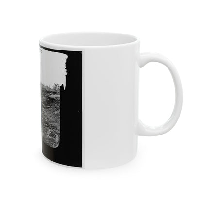 Antietam, Maryland. Confederate Dead In A Ditch On The Right Wing (U.S. Civil War) White Coffee Mug