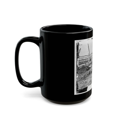 Antietam, Maryland. Confederate Soldiers As They Fell Inside The Fence On The Hagerstown Road (U.S. Civil War) Black Coffee Mug