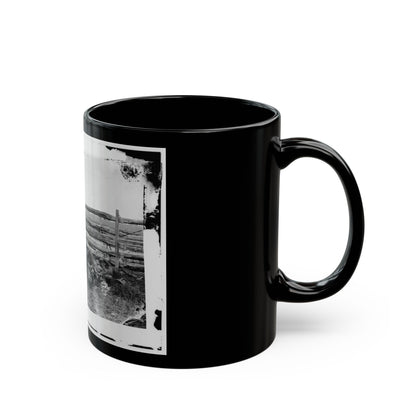 Antietam, Maryland. Dead Of Stonewall Jackson's Brigade By Rail Fence On The Hagerstown Pike (U.S. Civil War) Black Coffee Mug