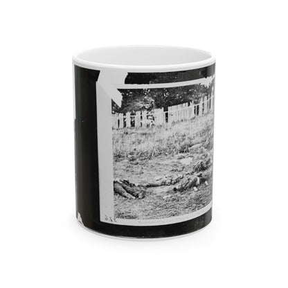 Antietam, Maryland. Dead Soldiers On Battlefield-2 (U.S. Civil War) White Coffee Mug