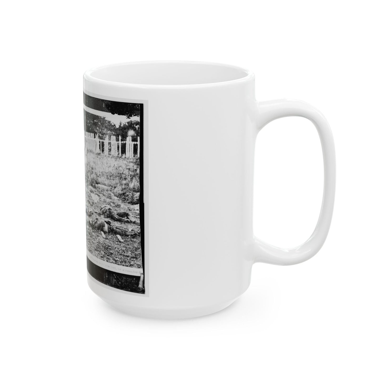 Antietam, Maryland. Dead Soldiers On Battlefield-2 (U.S. Civil War) White Coffee Mug