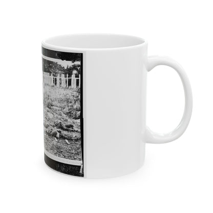 Antietam, Maryland. Dead Soldiers On Battlefield-2 (U.S. Civil War) White Coffee Mug