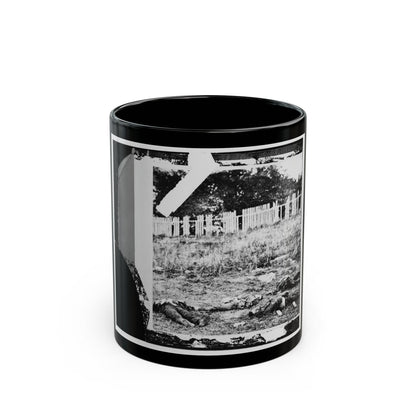 Antietam, Maryland. Dead Soldiers On Battlefield (U.S. Civil War) Black Coffee Mug-11oz-The Sticker Space