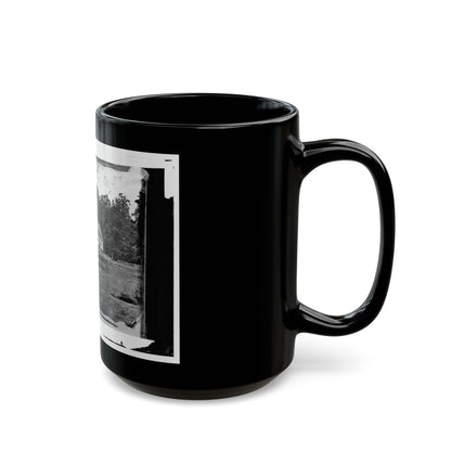 Antietam, Maryland. Dunker Church On Battlefield (U.S. Civil War) Black Coffee Mug-The Sticker Space