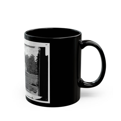 Antietam, Maryland. Dunker Church On Battlefield (U.S. Civil War) Black Coffee Mug-The Sticker Space