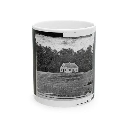 Antietam, Maryland. Dunker Church On Battlefield (U.S. Civil War) White Coffee Mug-11oz-The Sticker Space