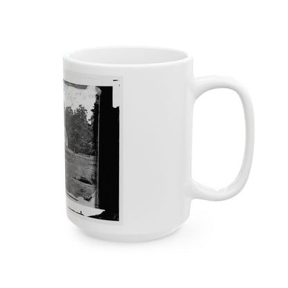 Antietam, Maryland. Dunker Church On Battlefield (U.S. Civil War) White Coffee Mug-The Sticker Space