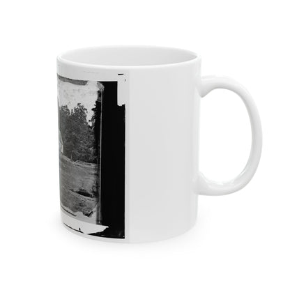 Antietam, Maryland. Dunker Church On Battlefield (U.S. Civil War) White Coffee Mug-The Sticker Space