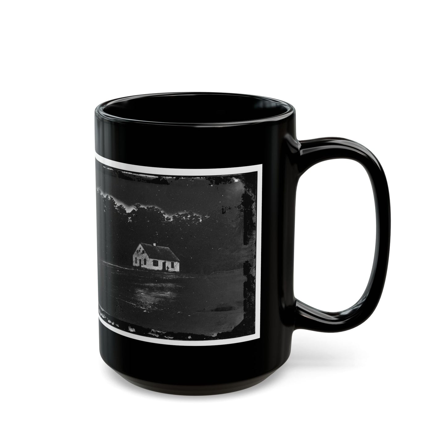 Antietam, Maryland. Dunker Church On Battlefield(2) (U.S. Civil War) Black Coffee Mug