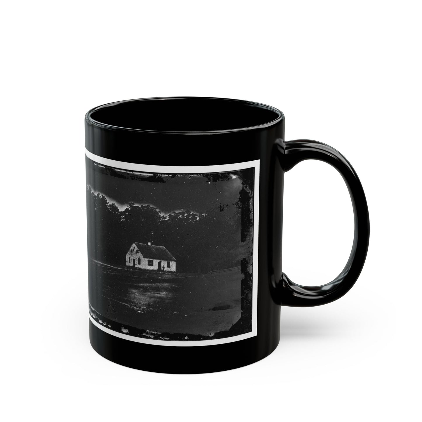 Antietam, Maryland. Dunker Church On Battlefield(2) (U.S. Civil War) Black Coffee Mug