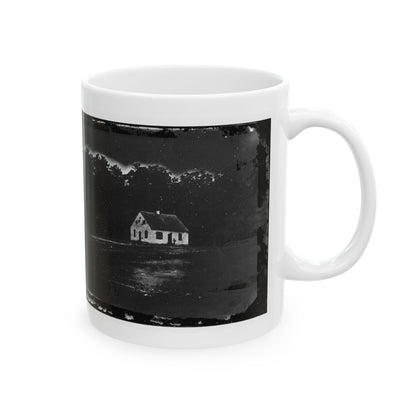 Antietam, Maryland. Dunker Church On Battlefield(2) (U.S. Civil War) White Coffee Mug