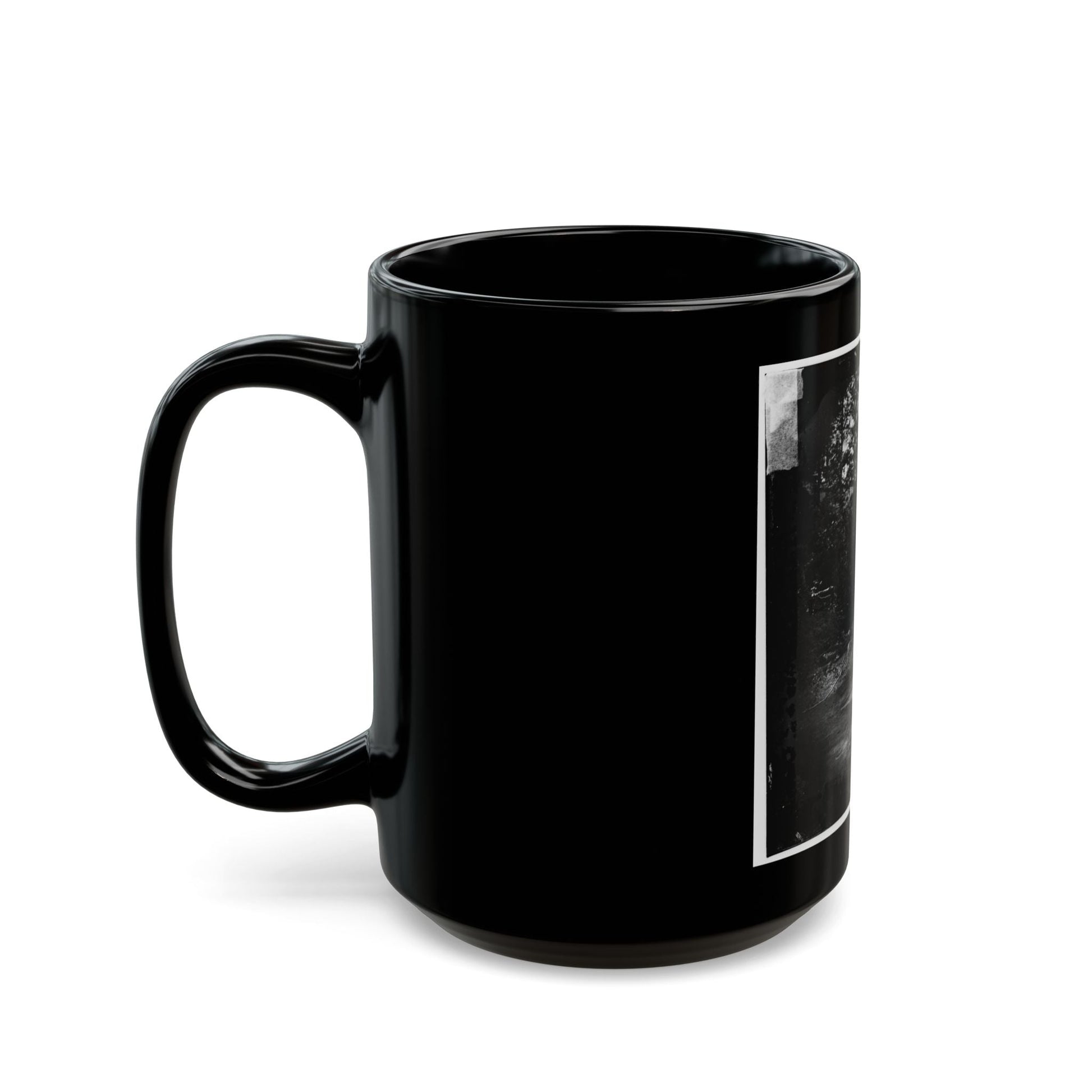 Antietam, Maryland. Eastern View Of Bridge (U.S. Civil War) Black Coffee Mug-The Sticker Space