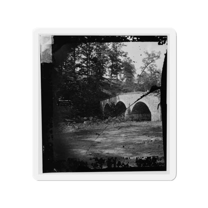 Antietam, Maryland. Eastern View Of Bridge (U.S. Civil War) Refrigerator Magnet-2" x 2"-The Sticker Space