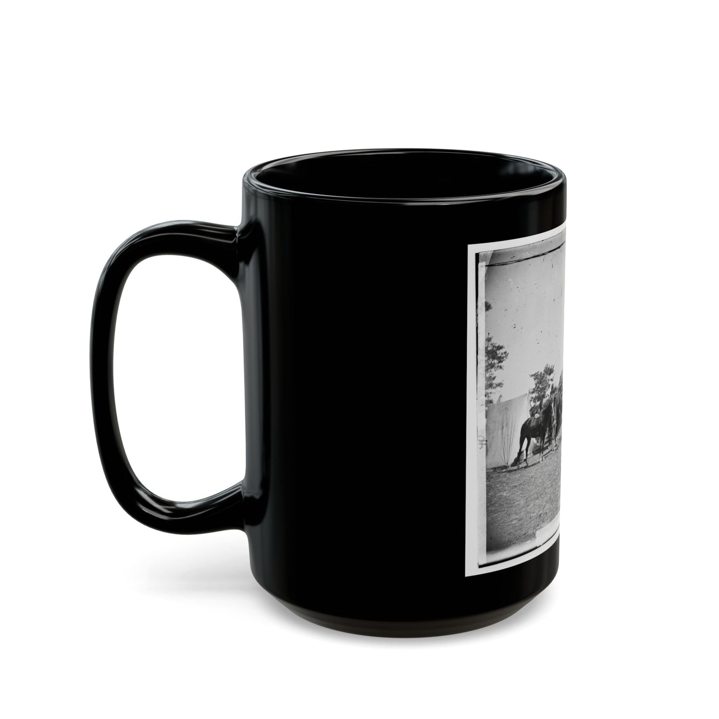 Antietam, Maryland. Forge Scene At General Mcclellan's Headquarters (U.S. Civil War) Black Coffee Mug-The Sticker Space