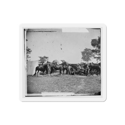 Antietam, Maryland. Forge Scene At General Mcclellan's Headquarters (U.S. Civil War) Refrigerator Magnet-6 × 6"-The Sticker Space