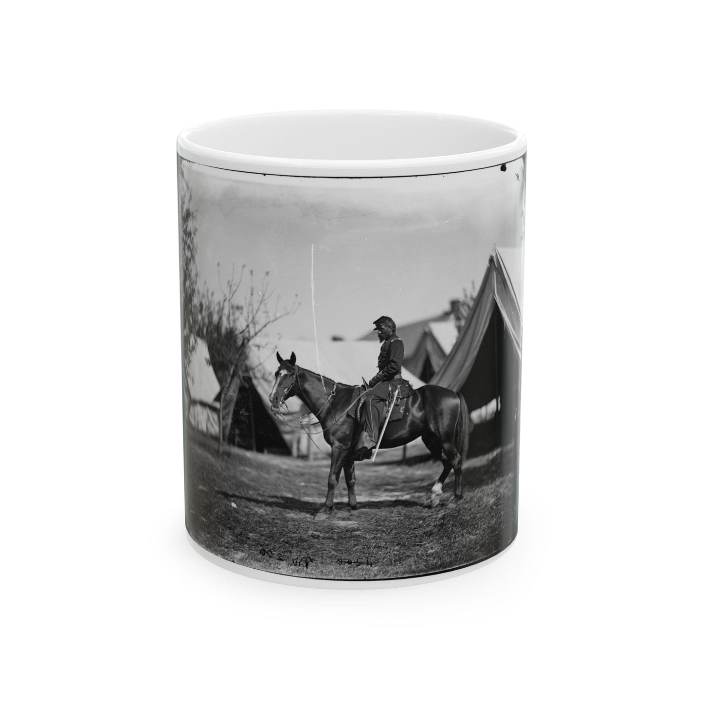 Antietam, Maryland. Lt. Col. Charles B. Norton At Headquarters Of Gen. Fitz-John Porter (U.S. Civil War) White Coffee Mug