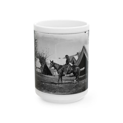 Antietam, Maryland. Lt. Col. Charles B. Norton At Headquarters Of Gen. Fitz-John Porter (U.S. Civil War) White Coffee Mug