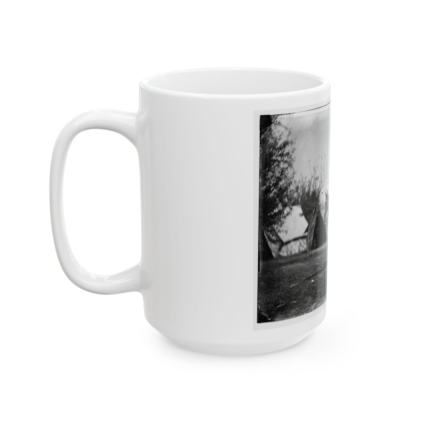 Antietam, Maryland. Lt. Col. Charles B. Norton At Headquarters Of Gen. Fitz-John Porter (U.S. Civil War) White Coffee Mug