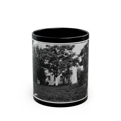 Antietam, Maryland. Miller House (U.S. Civil War) Black Coffee Mug-11oz-The Sticker Space