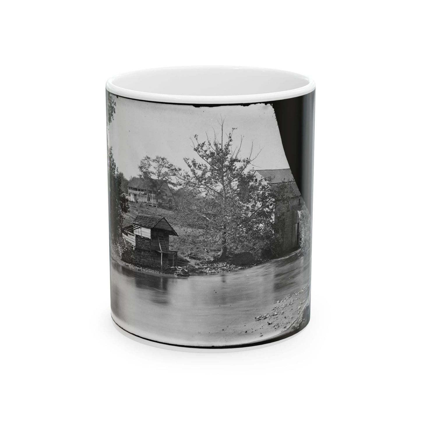 Antietam, Maryland. Newcomer's Mill (U.S. Civil War) White Coffee Mug