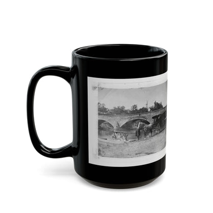 Antietam, Maryland. Picnic Party At Antietam Bridge (U.S. Civil War) Black Coffee Mug