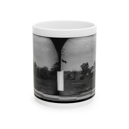 Antietam, Maryland. Rullet's House On The Battlefield (U.S. Civil War) White Coffee Mug