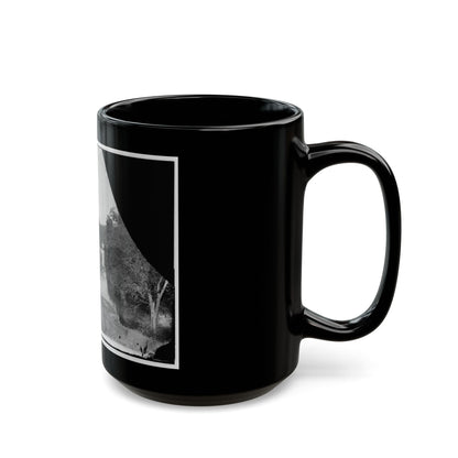 Antietam, Maryland. View On Antietam Creek (U.S. Civil War) Black Coffee Mug-The Sticker Space