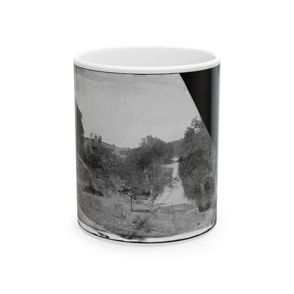 Antietam, Maryland. View On Antietam Creek (U.S. Civil War) White Coffee Mug