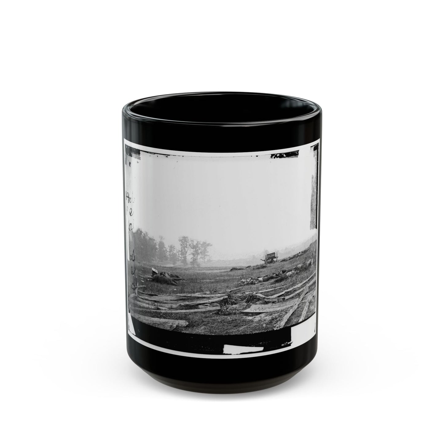 Antietam, Maryland. View Where Sumner's Corps Charged (U.S. Civil War) Black Coffee Mug