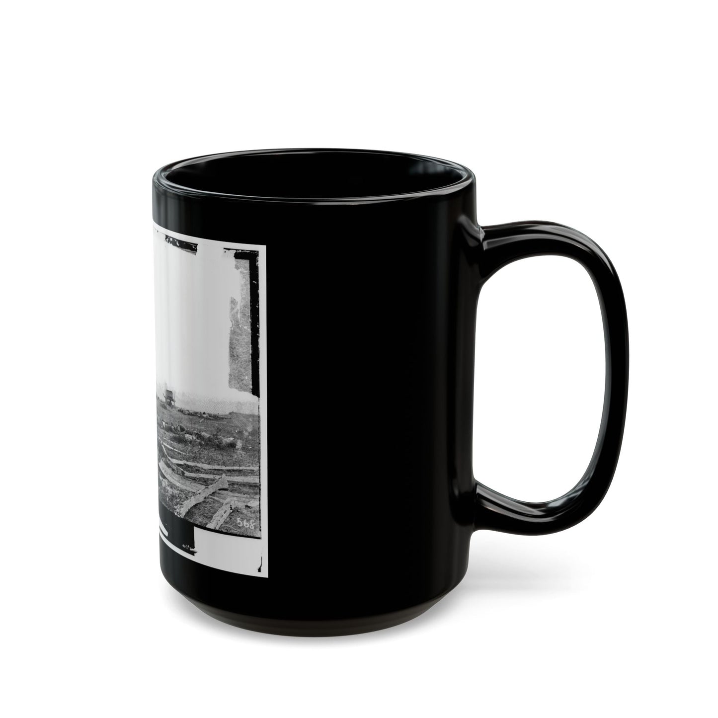 Antietam, Maryland. View Where Sumner's Corps Charged (U.S. Civil War) Black Coffee Mug