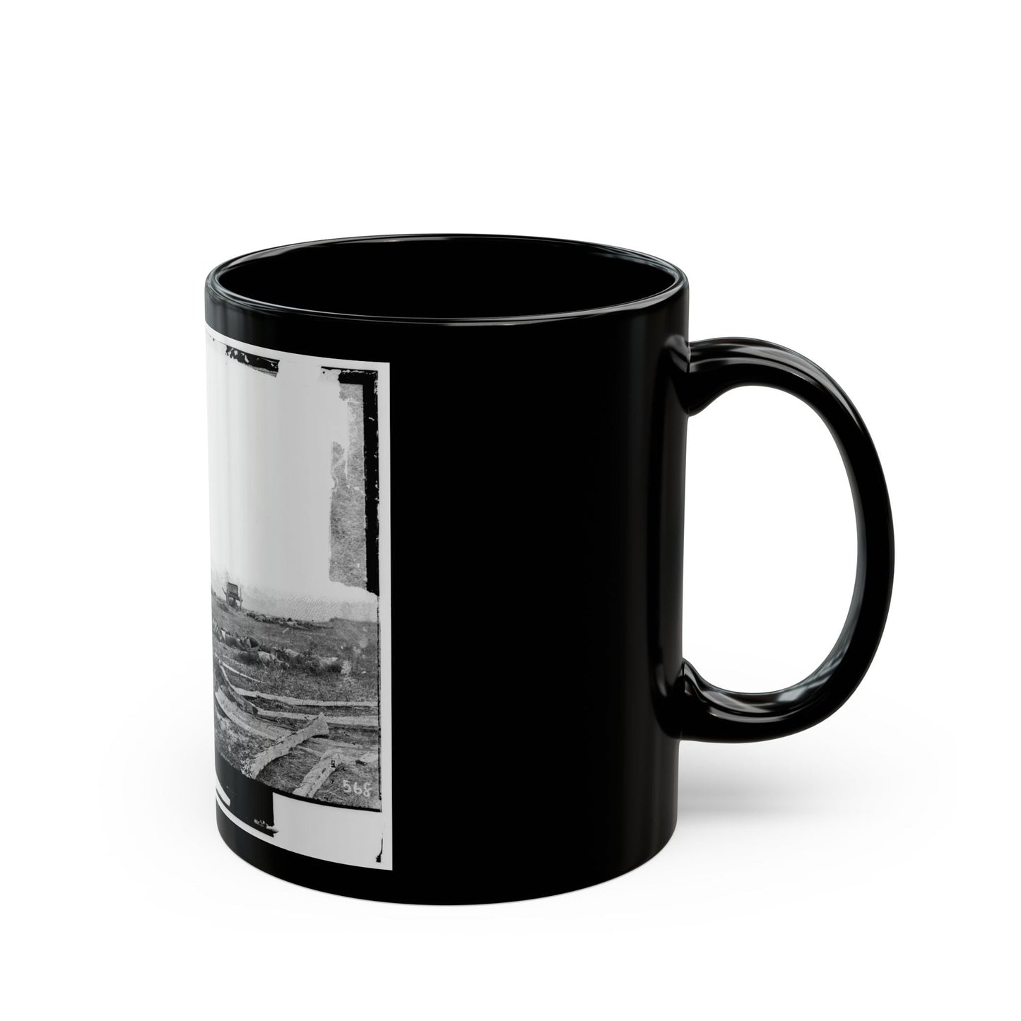 Antietam, Maryland. View Where Sumner's Corps Charged (U.S. Civil War) Black Coffee Mug