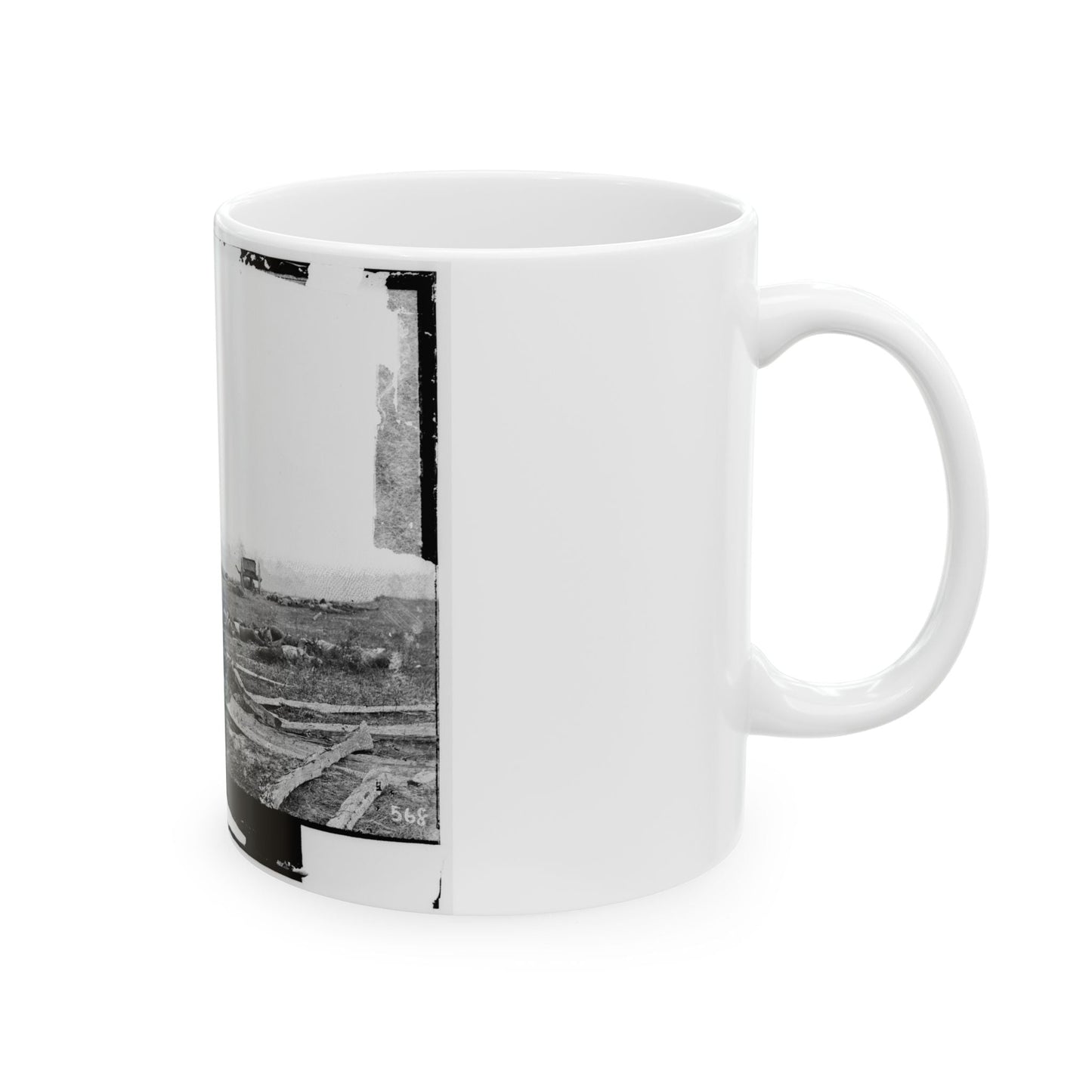 Antietam, Maryland. View Where Sumner's Corps Charged (U.S. Civil War) White Coffee Mug