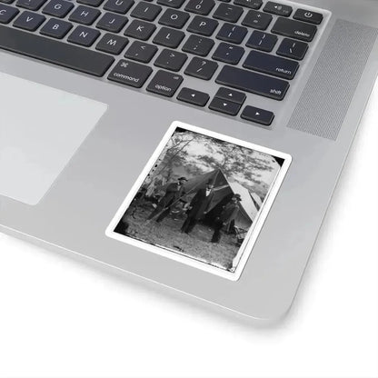 Antietam, Md. Allan Pinkerton, President Lincoln, and Maj. Gen. John A. Mcclernand; Another View (U.S. Civil War) STICKER Vinyl Kiss-Cut Decal - The Sticker Space