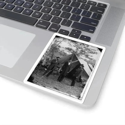 Antietam, Md. Allan Pinkerton, President Lincoln, and Maj. Gen. John A. Mcclernand; Another View (U.S. Civil War) STICKER Vinyl Kiss-Cut Decal - The Sticker Space