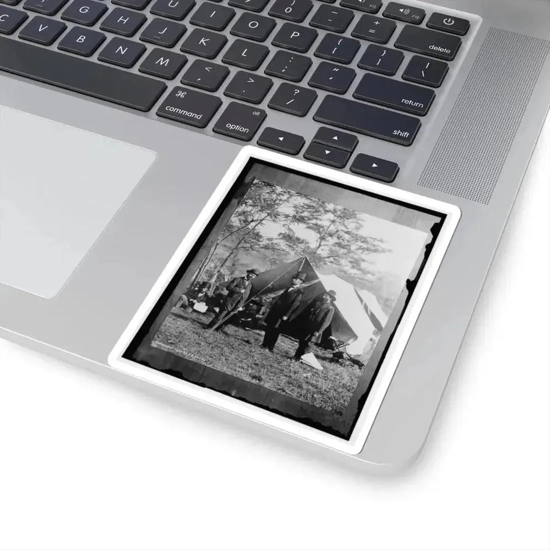 Antietam, Md. Allan Pinkerton, President Lincoln, and Maj. Gen John A. Mcclernand (U.S. Civil War) STICKER Vinyl Kiss-Cut Decal - The Sticker Space