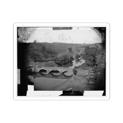 Antietam, Md. Another View of Antietam Bridge (U.S. Civil War) STICKER Vinyl Kiss-Cut Decal 4 Inch White - The Sticker Space