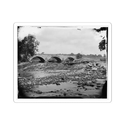 Antietam, Md. Antietam Bridge on the Sharpsburg-Boonsboro Turnpike (U.S. Civil War) STICKER Vinyl Kiss-Cut Decal 2 Inch White - The Sticker Space