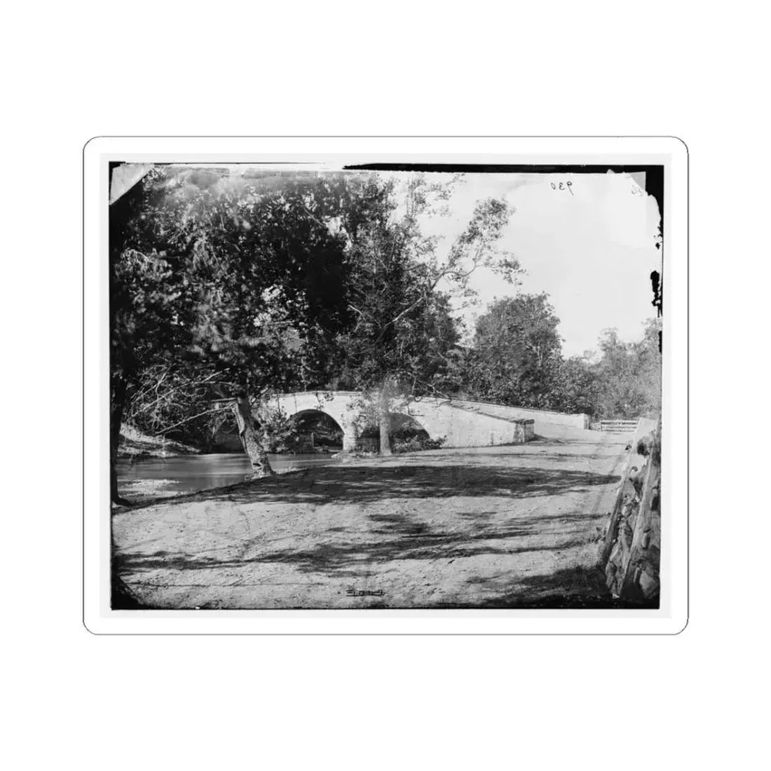 Antietam, Md. Burnside's Bridge (U.S. Civil War) STICKER Vinyl Kiss-Cut Decal 3 Inch White - The Sticker Space