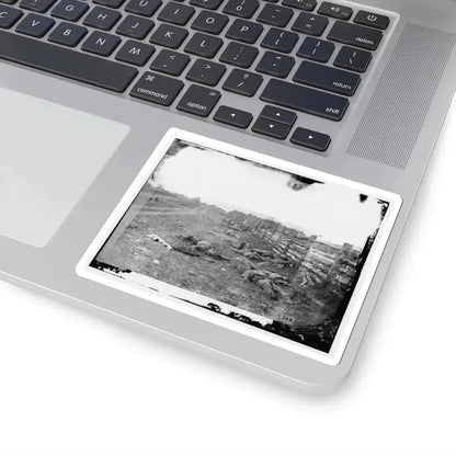 Antietam, Md. Confederate Dead by a Fence on the Hagerstown Road (U.S. Civil War) STICKER Vinyl Kiss-Cut Decal - The Sticker Space