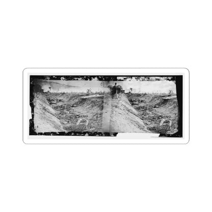 Antietam, Md. Confederate Dead in a Ditch on the Right Wing (U.S. Civil War) STICKER Vinyl Kiss-Cut Decal 6 Inch White - The Sticker Space