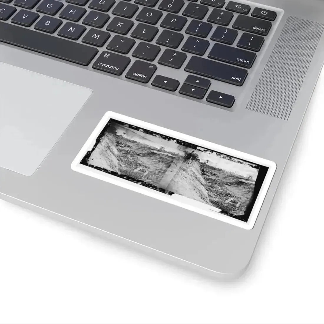 Antietam, Md. Confederate Dead in a Ditch on the Right Wing (U.S. Civil War) STICKER Vinyl Kiss-Cut Decal - The Sticker Space