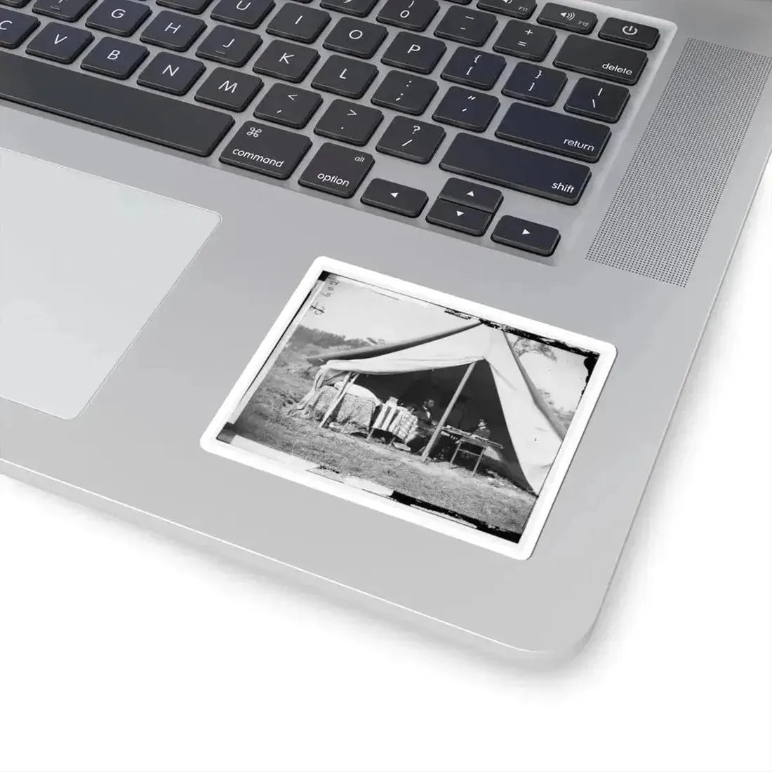 Antietam, Md. President Lincoln and Gen. George B. Mcclellan in the General's Tent; Another View (U.S. Civil War) STICKER Vinyl Kiss-Cut Decal - The Sticker Space