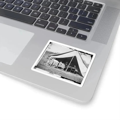 Antietam, Md. President Lincoln and Gen. George B. Mcclellan in the General's Tent; Another View (U.S. Civil War) STICKER Vinyl Kiss-Cut Decal - The Sticker Space